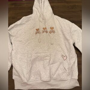 Sun-kissed Coconut Teddy Bear Hoodie